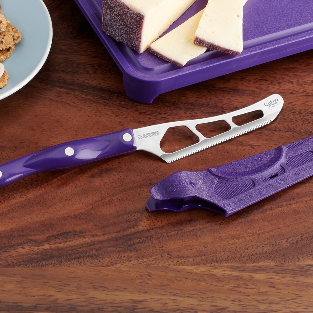Purple Cutco Cheese Knife with Sheath (1764P+1764L-2) Alzheimer’s Association